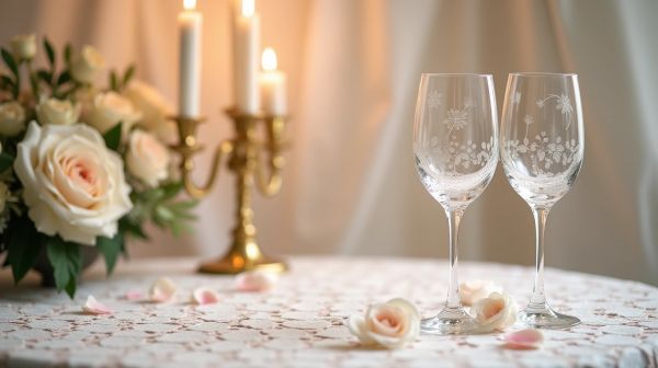 Procurez-vous vos verres personnalisés gravés pour mariage